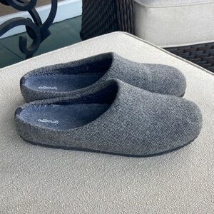 Allbirds Wool Slippers. Dark gray tweed. Size M12/W13.5